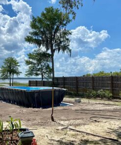 INTEX 26367EH Ultra XTR Deluxe Rectangular Above Ground Swimming Pool Set: 24ft x 12ft x 52in – Includes 2100 GPH Sand Filter Pump – Saltwater System – SuperTough Puncture & Rust Resistant 24FT x 12FT x X 52IN with Sand Filter Pump & Saltwater System 56 81e6zfGYvL