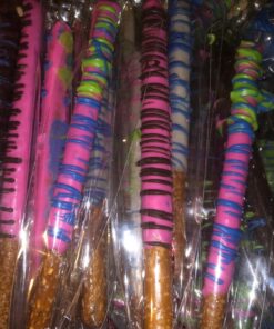 200 Pack 2" x 10" Clear Long Candy Cello Cellophane Treat Bags - 1.4mil thickness OPP Plastic Bags with 6 Mix Colors Twist Ties Perfect for Birthday Favor Candles Pretzel Icy Candy Popsicle 2'' x 10'' 31 81e7Jr7wbGL