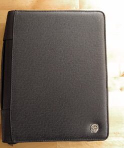 Case-it Executive Zippered Padfolio with Removable 3-Ring Binder and Letter Size Writing Pad, Black (PAD-40) Single PAD-40 71 81e8KQjIiUL