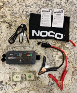 NOCO Boost Sport GB20 500 Amp 12-Volt UltraSafe Lithium Jump Starter Box, Car Battery Booster Pack, Portable Power Bank Charger, and Jumper Cables for Up to 4-Liter Gasoline Engines, 400 Amps,Black 46 81eALBPlF7L