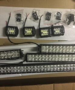 AutoFeel LED Light Bar Kit 52 Inch + 22 Inch + 4PCS 4Inch 32000LM 6000K Light Bars Flood Spot Beam Combo for Truck SUV ATV UTV Boat 49 81eAnIup7dL