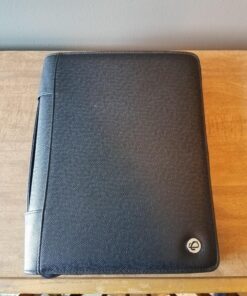 Case-it Executive Zippered Padfolio with Removable 3-Ring Binder and Letter Size Writing Pad, Black (PAD-40) Single PAD-40 76 81eAoQz4IAL