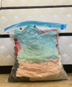 RoomierLife 8 Travel Space Saver Bags. Pack of 8 Bags, size Medium to Large. Roll-Up Compression Storage (No Vacuum Needed) & Packing Organizers. Perfect for Travel and Home Storage Travel Space Bags 31 81eFPwF7n5L 1