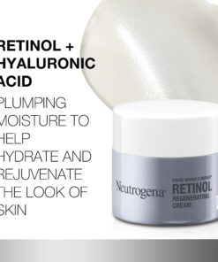 Neutrogena Rapid Wrinkle Repair Retinol Face Moisturizer, Daily Anti-Aging Face Cream with Retinol & Hyaluronic Acid to Fight Fine Lines, Wrinkles, & Dark Spots, 1.7 oz Original 28 81eH66uKZkL