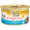 Purina Fancy Feast Grilled Gravy Wet Cat Food, Delights Grilled Tuna & Cheddar Cheese Feast - (24) 3 oz. Cans Cheddar Delights in Gravy 3.00 Ounce (Pack of 24) 50 81eHXuvnHzL