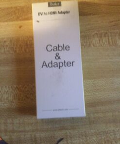 Rankie DVI to HDMI Adapter, 2-Pack Gold-Plated 1080P Male to Female Converter (Black) Black 29 81eIDNcVTvL