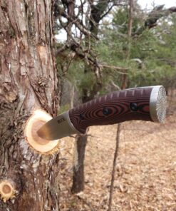 Buck Knives 0863BRS Selkirk Fixed Blade Knife with Fire Striker and Nylon Sheath,Brown 50 81eIO8DIwAL