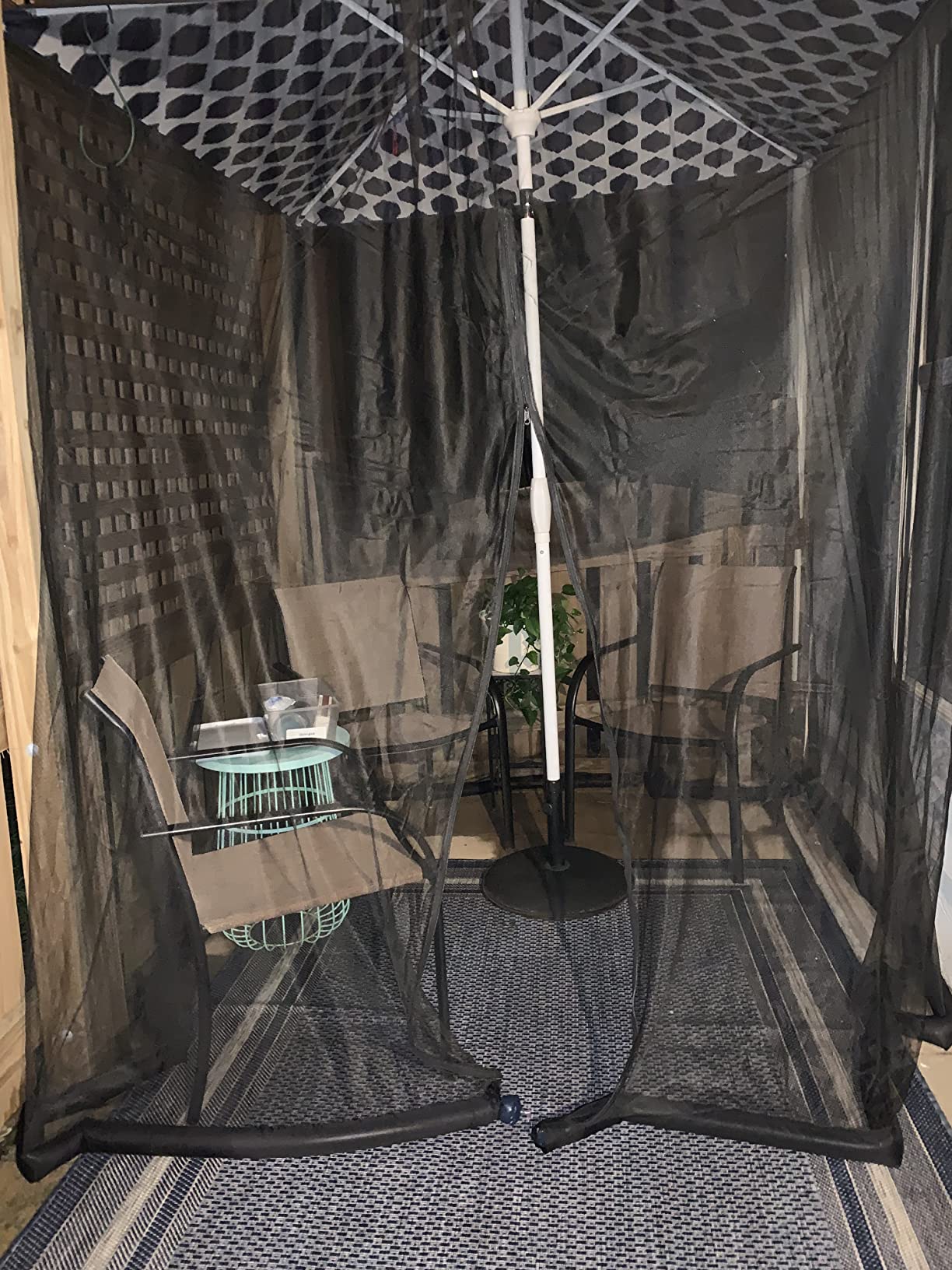 Best Choice Products 9ft Adjustable Mosquito Net for Umbrellas 7.5-11ft, Bug Screen Patio Umbrella Accessory for Outdoor Market Offset Cantilever w/Polyester Mesh Net, Zipper Door, Fillable Base 20 Best Choice Products 9ft Adjustable Mosquito Net for Umbrellas 7.5-11ft, Bug Screen Patio Umbrella Accessory for Outdoor Market Offset Cantilever w/Polyester Mesh Net, Zipper Door, Fillable Base - Image 20