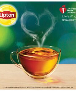 Lipton Decaffeinated Black Tea Bags, Can Support Heart Health, 75 Count (Pack of 2) 75 Count (Pack of 2) 8 81eJFihxXbS