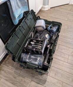 Plano Storage Trunk - 108 Quart w/ Wheels (1819) - Hunter Green Hinged - Large 19 81eKbsWEIPL