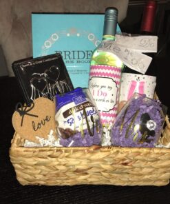 Pixelverse Design Bachelorette Wine Bottle Labels - 4" x 5" (6 pack) Bridal Shower Party Favors Gifts Bridesmaids Engagement Wedding Decorations Bride Maid of Honor Reception 30 81eLra75aHL