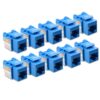 Cable Matters UL Listed 10-Pack RJ45 Keystone Jack, Cat6 Keystone Jacks in Blue
