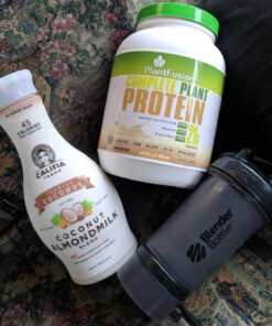 PlantFusion Complete Vegan Protein Powder - Plant Based Protein Powder With BCAAs, Digestive Enzymes and Pea Protein - Keto, Gluten Free, Soy Free, Non-Dairy, No Sugar, Non-GMO - Vanilla Bean 2 lb 30 Servings (Pack of 1) 39 81eNcqGAolL