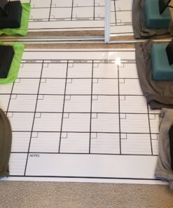 Large Dry Erase Calendar for Wall | Large Wall Calendar Dry Erase Monthly | 1M 17x26, 24x36, 36x48, & 3M 40x17 | Dry Erase Calendar Board for Wall | Whiteboard Calendar | Calendar Whiteboard | White Large (36" * 48") 33 81eOQ9A75BL