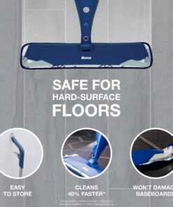 Bona Premium Motion Multi-Surface Floor Spray Mop - Includes Multi-Surface Floor Cleaning Solution 34 fl oz and Machine Washable Microfiber Cleaning Pad - for Stone, Tile, Laminate, and Vinyl Floors 20 81eOwj5XiL
