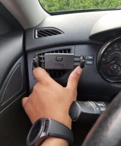 iOttie Easy One Touch Mini Air Vent Car Mount Holder Cradle for iPhone Xs Max R 8 Plus 7 Samsung Galaxy S10 E S9 S8 Plus Edge, Note 9 & Other Smartphone, 2.2 x 4.8 x 5.7 inches 40 81ePIYhwL