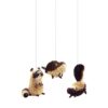 Raccoon,Beaver,Skunk ORN,Assorted 3,Buri Fiber 64 81eQTEPLDKL