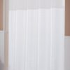 Hookless RBH43MY042 Litchfield Polyester with PEVA Liner and Flex-On Rings Shower Curtain, Bright White, 71 x 74 10 81eQZHV6ImL