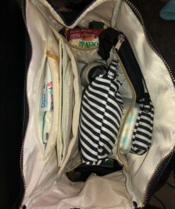 KZNI Leather Diaper Bag Backpack, Diaper Backpack Nappy Baby Bags for Mom Unisex Maternity Diaper Bag with Stroller Hanger Black 38 81eSF3a9dbL