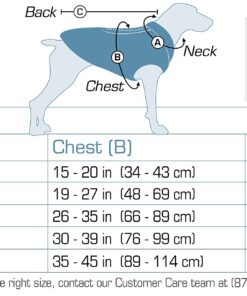 Kurgo Loft Dog Jacket, Reversible Dog Coat, Wear with Harness or Sweater, Water Resistant, Reflective, Winter Coat For Large Dogs (Coastal Blue, L) Coastal Blue/Orange 27 81eSHNbbzyL