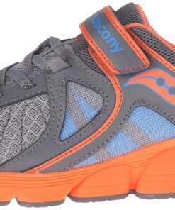 Saucony Kotaro 3 Alternative Closure Sneaker (Little Kid/Big Kid) Little Kid (4-8 Years) 2.5 Little Kid Grey/Orange/Blue 15 81eSyUUj9 L