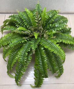 Alternative view of One 48 Inch 88 Branch Artificial Boston Fern Bush Plant Arrangement