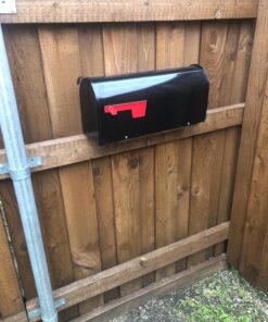 Gibraltar Mailboxes Elite Medium Capacity Galvanized Steel Black, Post-Mount Mailbox, E1100B00 35 81eUocqAanL