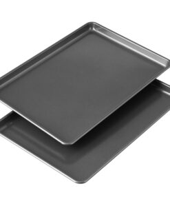 Wilton Easy Layers Sheet Cake Pan, 2-Piece Set, Rectangle Steel Sheet Pan 24 81eW9MF9BL