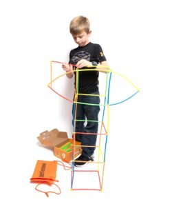 RAINBOW TOYFROG Building Straws and Connectors - STEM Blocks Construction Toys for Boys & Girls - 300 Pcs Straw Building Set - Engineering Connector Blocks for Kids 26 81eWEP5n6ML