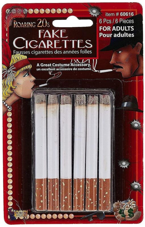 Fake Cigarettes - Pack of 6 Standard White