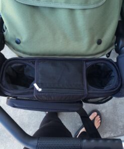 Ethan & Emma Universal Stroller Organizer - Elevate Your Experience w/Insulated Cup Holders, Diaper Storage, Secure Straps, Detachable Bag, Pockets for Phone, Keys, Toys. Smart Parenting Black 61 81eYy89jJvL