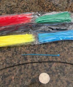 Topzone Assorted Color Nylon Cable Zip Ties Self Locking, 250-Piece 11 81eZZH7F2sL