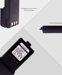 BaoFeng, BTECH BL-5L 3800mAh Li-ion Battery Pack, High Capacity Extended Battery for UV-5X3, BF-F8HP, and UV-5R Radios (BL-5 BaoFeng Battery Series) BL-5L Extended Li-ion Battery Pack 35 81eZpwDgubL