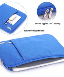 Laptop Sleeve,egiant Water Resistant Protective Case Bag for 11.6 Inch Stream 11,Mac Air 11,Mac 12 Retina,Tablet,Surface Pro 3 4 5 6 7,Chromebook 11,11.6 Inch Notebook Computer Cover-Blue 11.6" Blue 13 81ebydSoqCL