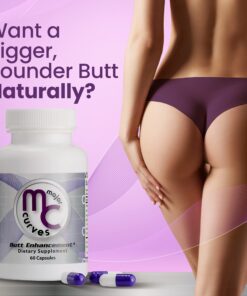 Major Curves Butt Enhancement Pills - Booty Capsules for Fast Bum Bum Growth - Lift, Tone, Firm and Tighten That Perfect Peach for a Fuller Appearance, Reduce Cellulite (1 Bottle) 1 20 81ecgwTUL