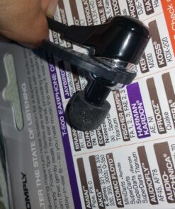 Comply T-500 Memory Foam Replacement Earbud Tips For KZ ZS10, ZSN, AS10, ZSX, STARFIELD, FH7, FIIO, MOONDROP And More Earphones (Assorted), Black, Small/Medium/Large, 3 Pairs 500 33 81eeLk4YBNL