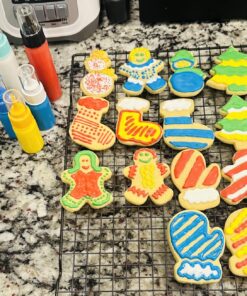 Free Hand Writer Bottles - 6 Easy Small Squeeze Bottles - 3 Each (1 and 2 Ounce) - Cookie Cutters, Cake and Baking Decoration, Food Coloring & Royal Icing Supplies for Writing (6 bottles) 6 Pieces 33 81efVBAcxML