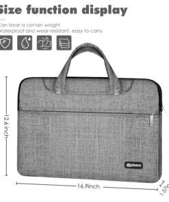 Qishare Laptop Case Laptop Shoulder Bag 11.6-12" Gray Lines 74 81efW32Ir8L