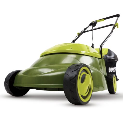 Sun Joe MJ401E 14-Inch 12-Amp Electric Lawn Mower w/Collapsible Handle for Storage, 3-Position Height Control, 10.6-Gallon Bag, Green Original Version