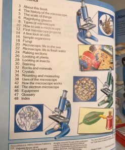 AmScope M162C-2L-PB10-WM-SP14-50P100S 40X-1000X Beginners Microscope Kit for Kids & Students w/Complete Science Accessory Kit + World of The Microscope Book 61 81egIlqSyuL