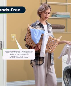 TOPGREENER Motion Sensor Switch, PIR Sensor Light Switch, Occupancy & Vacancy Modes, No Neutral Wire Required, Operable Without Ground Wire, 1.25A, 150W Dimmable LED, Single Pole, TDOS5-KM-GD, Gold 1 Pack 19 81ej4ckdppL