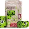 My AlphaPet Compostable Dog Poop Bags, Cornstarch Eco-Friendly, Highest EN1342 Certified, 120 Count, Large Size Bag 9x13 Inches, 8 Unscented Refill Rolls, Leak-proof, Plantbased, GM-Free Corn Unscented Green 56 81enovxwRzL