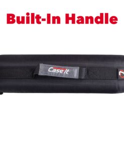 Case-It The Classic Zipper Binder - 2 Inch O-Rings - Multiple Pockets - 800 Sheet Capacity - Comes with Shoulder Strap - Purple D-251 19 81eogTAFF2L