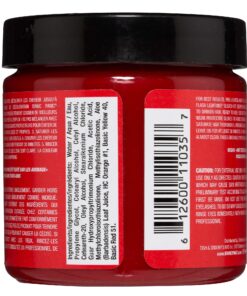 Alternative view of MANIC PANIC Rock N Roll Red Hair Dye - Classic High Voltage - Semi Permanent Warm, Vibrant Red Hair Color - Vegan, PPD And Ammonia-free (4oz)
