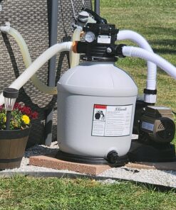 XtremepowerUS 3,100GPH Swimming Pool 16" Sand Filter 3/4 HP Pool Pump w/ Timer 15,000GAL Above Ground Pool Set 16" Sand Filter W/ Pump 36 81evJB2llGL