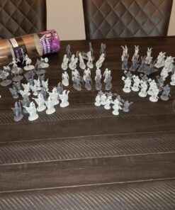 Monster Fantasy Creature Mini Action Figure Playset - 98pcs Toy Miniatures with 14 Unique Designs - Dragons,Wizards,Orcs, & More- XL 1/32 Scale Compatible with Dungeons and Dragons and other RPG Games 88 81ewAVyX1kL 2