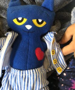 MerryMakers Pete the Cat Bedtime BluesPlush Doll, 14.5-Inch 31 81eyN9bE5kL