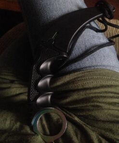 F-FORCE Stainless Steel Tactical Karambit Hawkbill Knife with Sheath and Cord (Colorful) 23 81ezKk5vSML