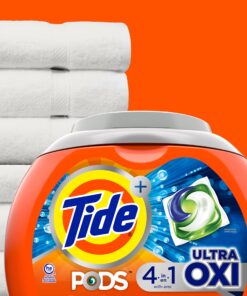 Tide PODS 4 in 1 Ultra Oxi Laundry Detergent Soap PODS, High Efficiency (HE), 61 Count Original Scent 61 Count (Pack of 1) 16 81ezWYb7SeL