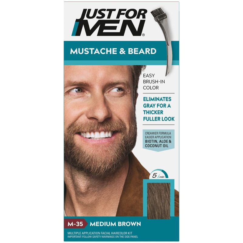 Just For Men Brush-In Color Gel Medium Brown M-35